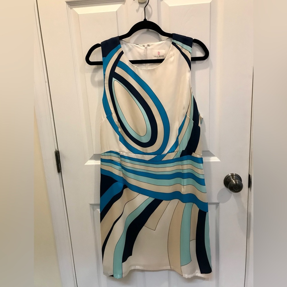 Julie Brown Dress Looks like “pucci” Sz 12